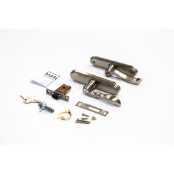 Larson M2 Brush Nickel Silver Zinc Mortise Latch 1 pk