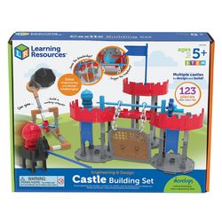 Learning Resources Castle Engineering & Design Set Multicolored 123 pc