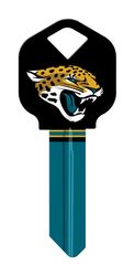 HILLMAN Jacksonville Jaguar Kwikset 66/KW1 House/Office Key Blank Single Multicolored