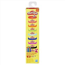 Hasbro Play-Doh Party Pack Tube Multicolored 10 pc