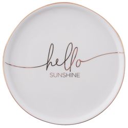 Karma Sentiment .5 in. H X 5 in. L Multicolored Ceramic Trinket Tray