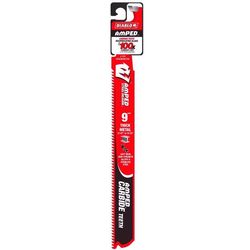 Diablo Amped 9 in. Carbide Tipped Reciprocating Saw Blade 8 TPI 1 pk