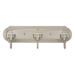 Westinghouse 3-Light Brushed Nickel Metallic Wall Sconce