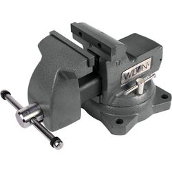 Wilton 5 in. Cast Iron Mechanics Bench Vise 360 deg Swivel Base