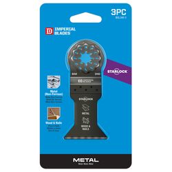 Imperial Blades Starlock 3-7/8 in. L Bi-Metal Oscillating Saw Blade 3 pk