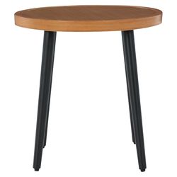 Signature Design by Ashley Horizon Hall Brown Round Aluminum Casual End Table