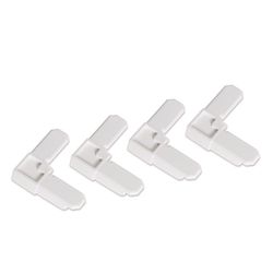 M-D Building Products White Plastic Frame Corners 7/16 in. H 4 pk
