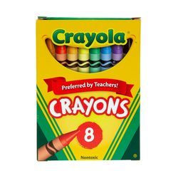 Crayola Crayons Tuck Box Multicolored 8 pc