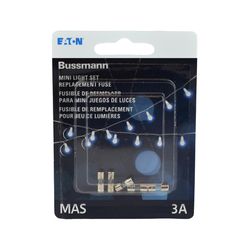 Bussmann 3 amps Tube Fuse 5 pk