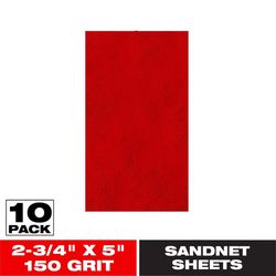 Diablo SandNet 5 in. L X 2.75 in. W 150 Grit Ceramic Blend Sanding Sheet 10 pk