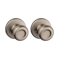 Kwikset Tylo Antique Brass Passage Door Knob