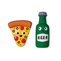 Pet Shop by Fringe Studio For Dog Assorted Latex In Pizza We Crust Dog Toy 1 pk