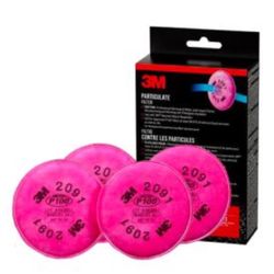 3M P100 Sanding and Lead Paint Removal Particulate Filter 6000&7500 Pink 2 pk