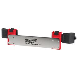 Milwaukee Packout 11.5 in. W X 3.5 in. H X 1.3 in. D Belt Clip Rack Plastic Gray/Red