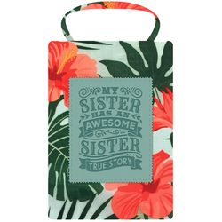 Sentiment Tote Bag Sister 6.29 in. H X 4.33 in. W X 1.18 in. L Multi-Purpose Bag