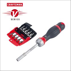 CRAFTSMAN V-Series X-Tract Technology Ratcheting Screwdriver Set 18 pc