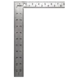 Johnson 12 in. L X 8 in. H Steel Carpenter Square