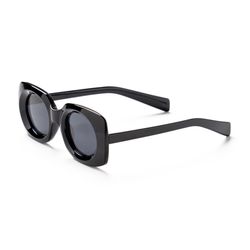 Optimum Optical Sunglasses Unisex Black Frame Black Lens