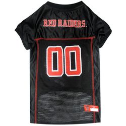 Pets First Black Texas Tech Raiders Dog Jersey Medium