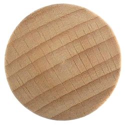 Laurey Round Cabinet Knob 1 in. D Natural 1 pk
