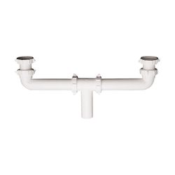 Plumb Pak 1-1/2 in. D X 16 in. L Plastic Center Outlet Waste