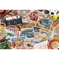 Eurographics VW - Road Trips Jigsaw Puzzles Multicolored 550 pc