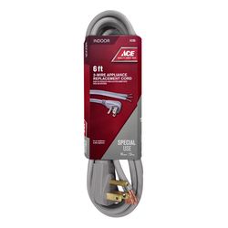 Ace 16/3 SPT-3 125 V 6 ft. L Appliance Cord