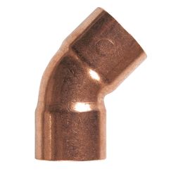 NIBCO 1 in. Sweat X 1 in. D Sweat Copper 45 Degree Elbow 1 pk