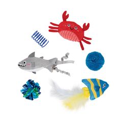 Pet Shop by Fringe Studio For Cat Multicolored Water You Waiting For Cat Toy