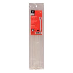 Gardner Bender 11 in. L White Cable Tie 10 pk