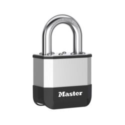 Master Lock Elite 2 in. W X 3.31 in. L Laminated Steel 5-Pin Cylinder Padlock