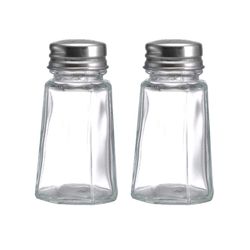 Lifetime Clear Glass Salt and Pepper Set Salt and Pepper Set 2 pk