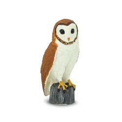 Safari Ltd. Wings of the World Birds Barn Owl Toy Brown/White