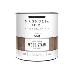 Magnolia Home by Joanna Gaines Kilz Transparent Flat Clear Water-Based Acrylic Wood Stain 1 qt