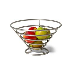 Spectrum 12 oz Silver Steel Fruit Bowl 1 pk