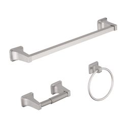 OakBrook Collection Brushed Nickel Die Cast Zinc Bath Hardware Set