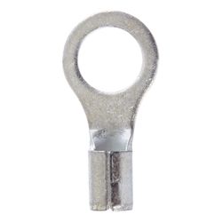 Jandorf 8 Ga. Insulated Wire Ring Terminal Silver 2 pk