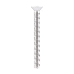HILLMAN No. 1/4-20 Ga. X 2-1/2 in. L Phillips Flat Head Stainless Steel Machine Screws 50 pk