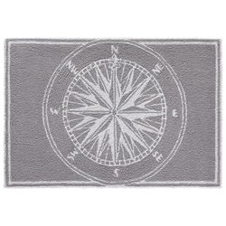Liora Manne Frontporch 2 ft. W X 3 ft. L Gray Casual Polyester Accent Rug