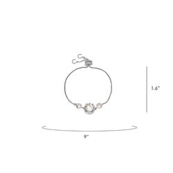 Montana Silversmiths Women's Pure Luck Howlite Bolo Bracelet
