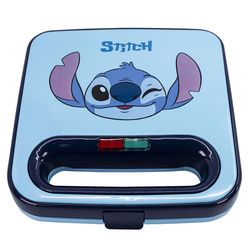 Uncanny Brands Disney 2 waffle Blue Metal Waffle Maker