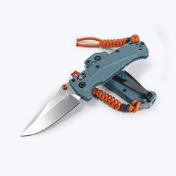 Benchmade Depth Blue MagnaCut Stainless Steel > 6 in. Folding Knife