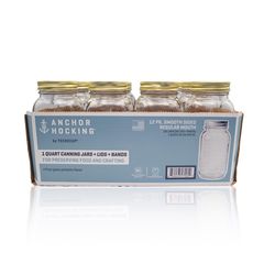 Anchor Hocking Tecnocap Regular Mouth Canning Jar 32 oz 12 pk