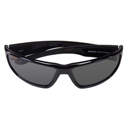 Seachoice Rapids Sunglasses Unisex Shiny Black Frame Grey Lens Polarized