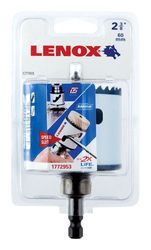LENOX Speed Slot 2-3/8 in. Bi-Metal 1.5 in. L Hole Saw Arbor Included