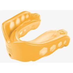 Shock Doctor Gel Max Youth Yellow Athletic Mouthguard Strap Included