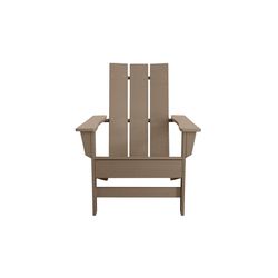 Durogreen Tangent Aria Tan HDPE Frame Adirondack Chair
