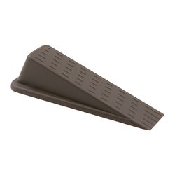 Softtouch 7.5 in. W X 1.4 in. L Vinyl Brown Door Stop Mounts to floor 1.5 in.