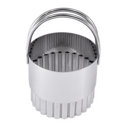 R&M International Corp 2 in. Fluted Biscuit Cutter Silver 1 pc