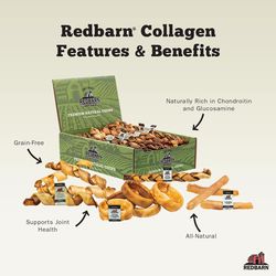Redbarn Beef Grain Free Chews For Dogs 3 oz 3 pk